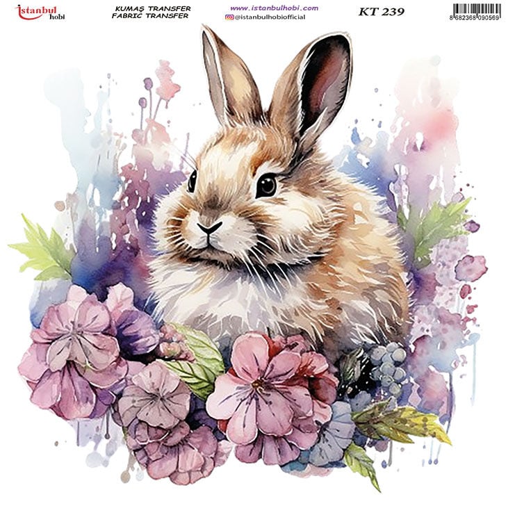 Kumaş Transfer Kağıdı 20x20cm KT-239