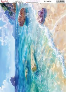 Pirinç Dekopaj Kağıdı 30x42cm PT-4402