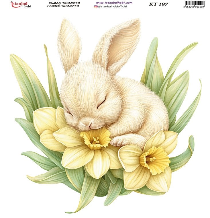 Kumaş Transfer Kağıdı 20x20cm KT-197