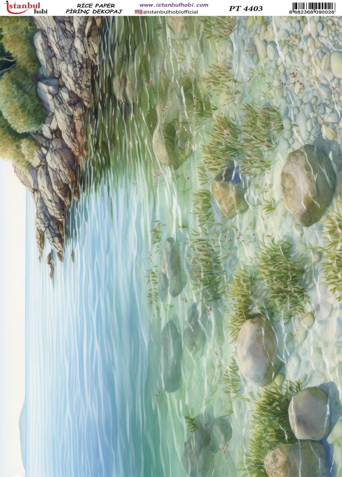 Pirinç Dekopaj Kağıdı 30x42cm PT-4403