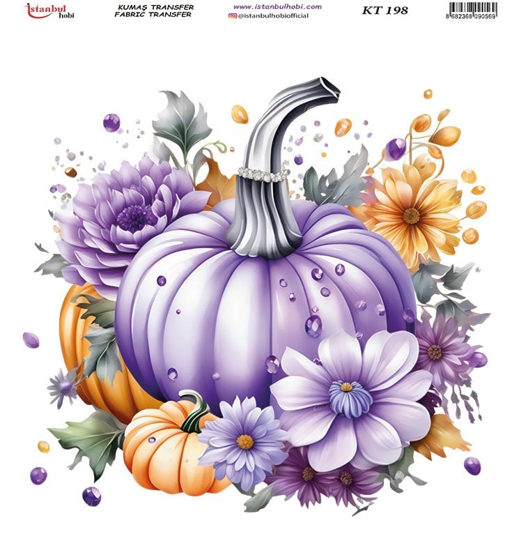 Kumaş Transfer Kağıdı 20x20cm KT-198