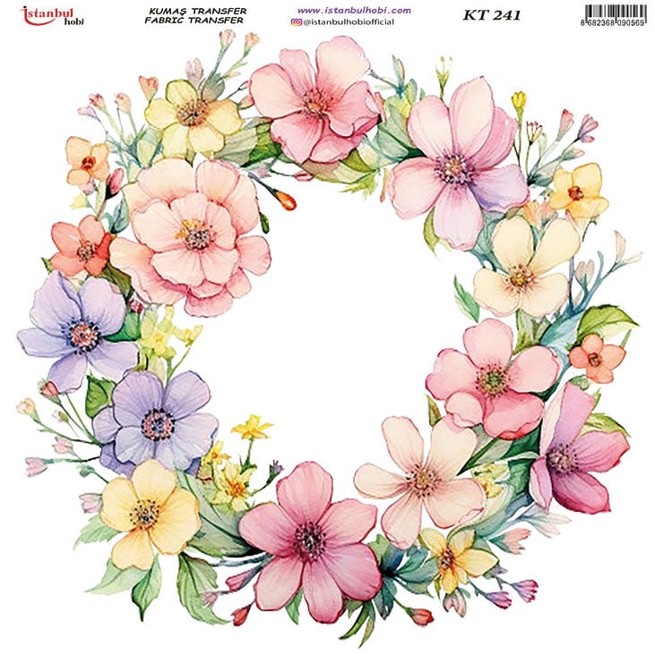 Kumaş Transfer Kağıdı 20x20cm KT-241