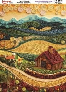 Pirinç Dekopaj Kağıdı 30x42cm PT-3554