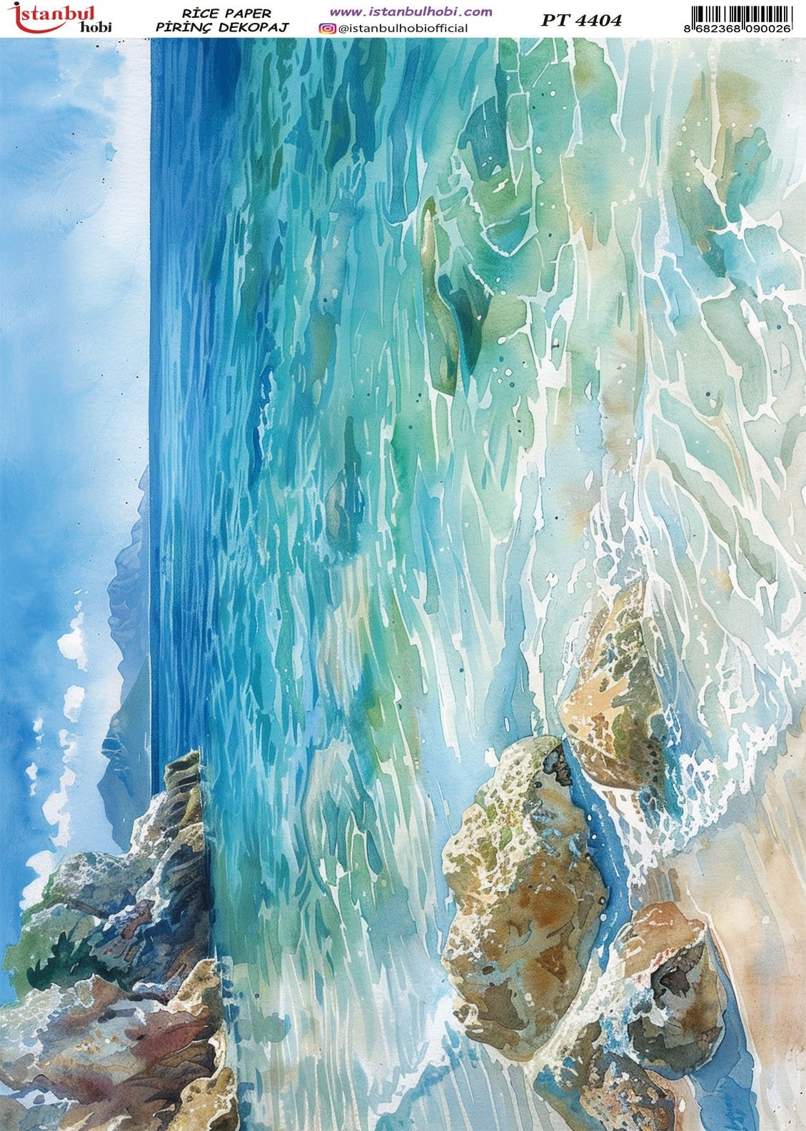 Pirinç Dekopaj Kağıdı 30x42cm PT-4404