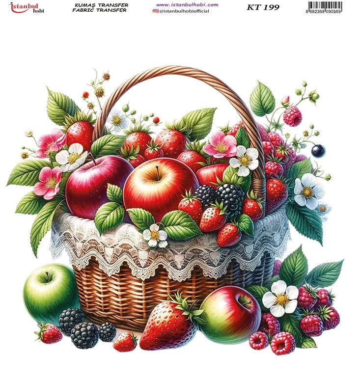 Kumaş Transfer Kağıdı 20x20cm KT-199