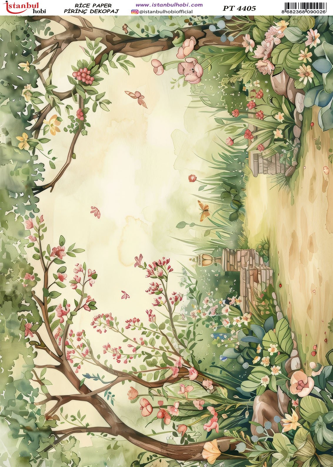 Pirinç Dekopaj Kağıdı 30x42cm PT-4405