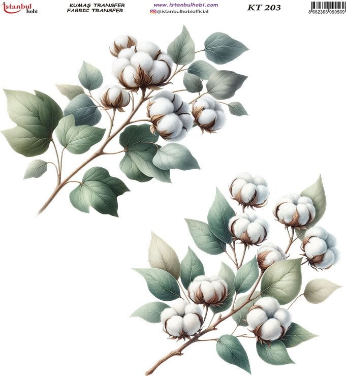 Kumaş Transfer Kağıdı 20x20cm KT-203