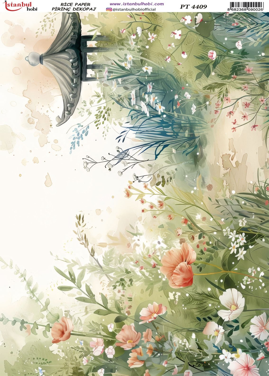 Pirinç Dekopaj Kağıdı 30x42cm PT-4409