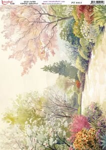 Pirinç Dekopaj Kağıdı 30x42cm PT-4411