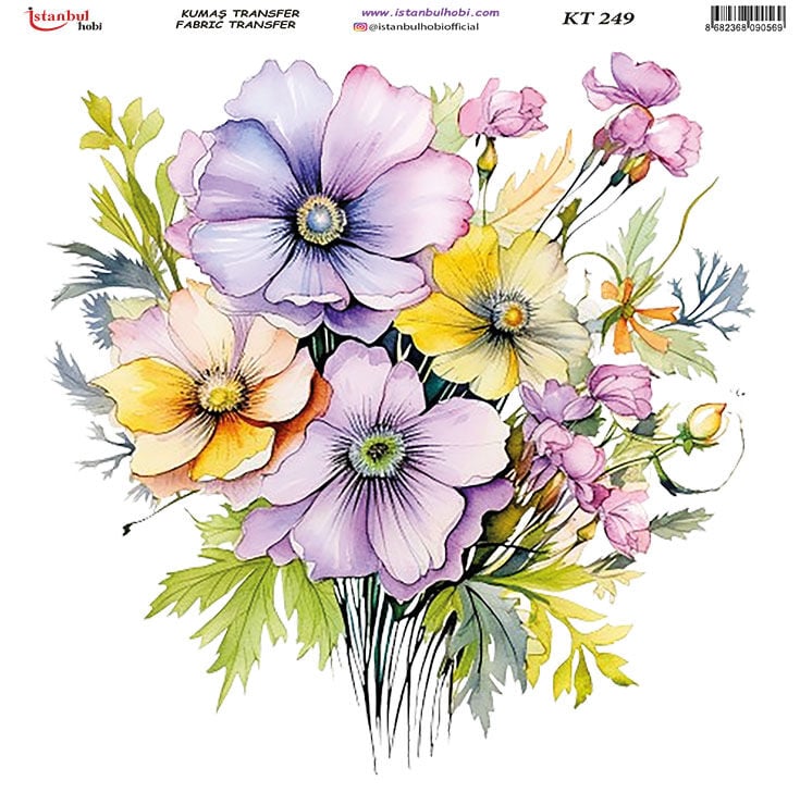 Kumaş Transfer Kağıdı 20x20cm KT-249