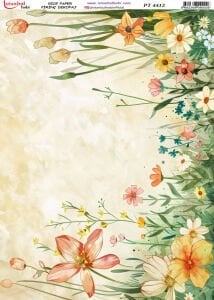 Pirinç Dekopaj Kağıdı 30x42cm PT-4412