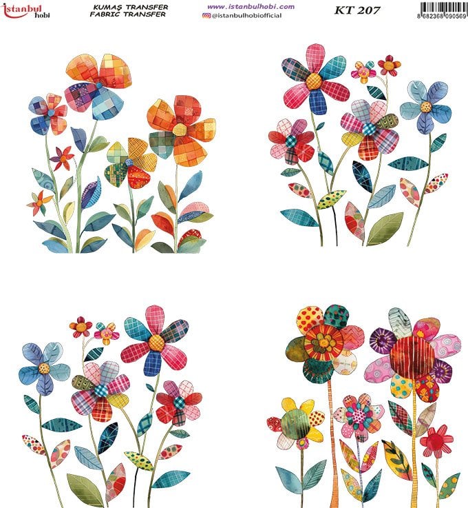 Kumaş Transfer Kağıdı 20x20cm KT-207