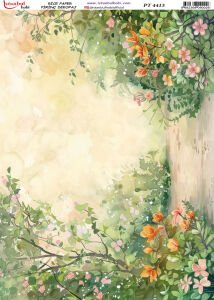 Pirinç Dekopaj Kağıdı 30x42cm PT-4413