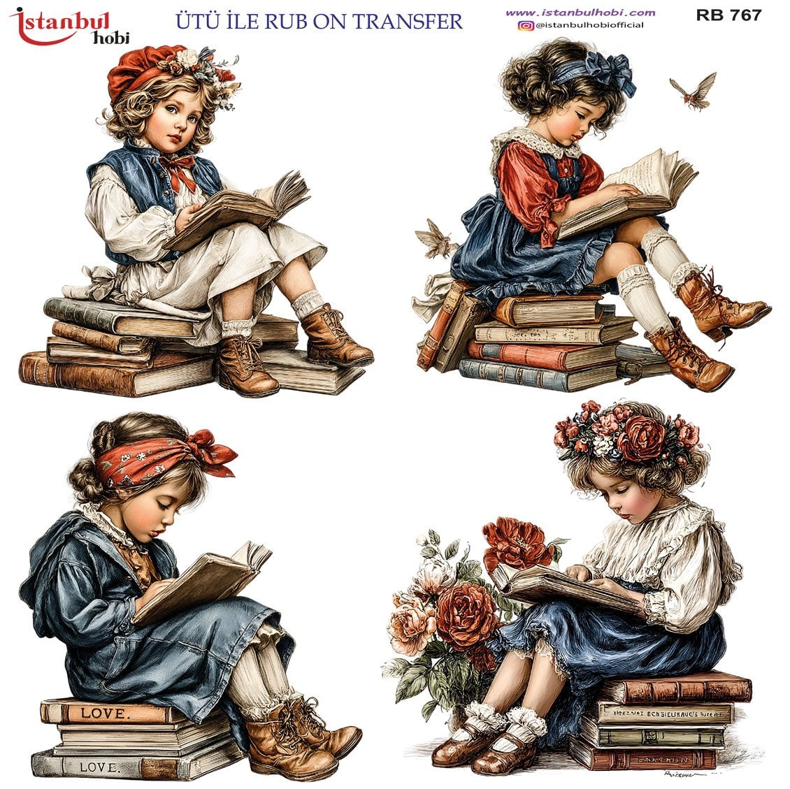 Ütü İle Rub On Transfer 30x30cm RB767