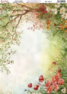Pirinç Dekopaj Kağıdı 30x42cm PT-4414