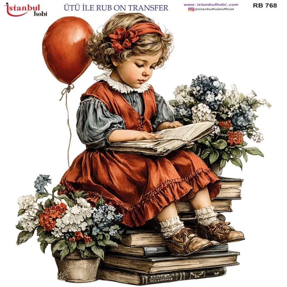 Ütü İle Rub On Transfer 30x30cm RB768
