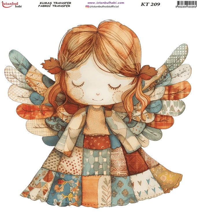 Kumaş Transfer Kağıdı 20x20cm KT-209