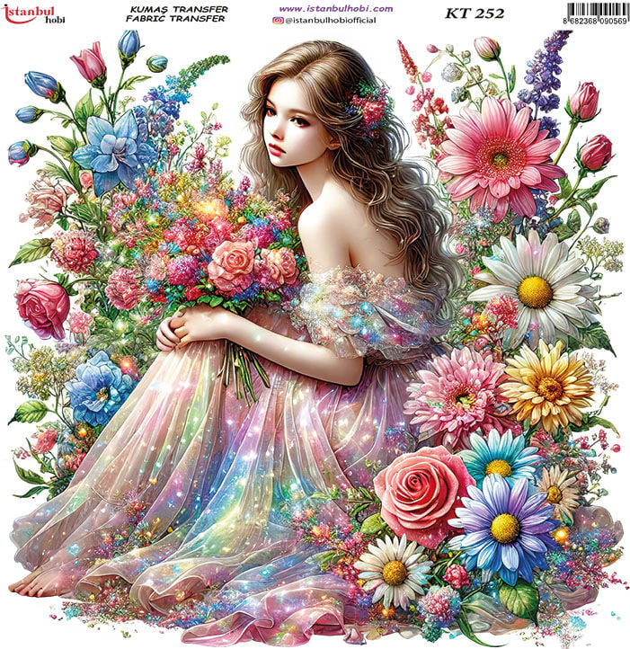 Kumaş Transfer Kağıdı 20x20cm KT-252