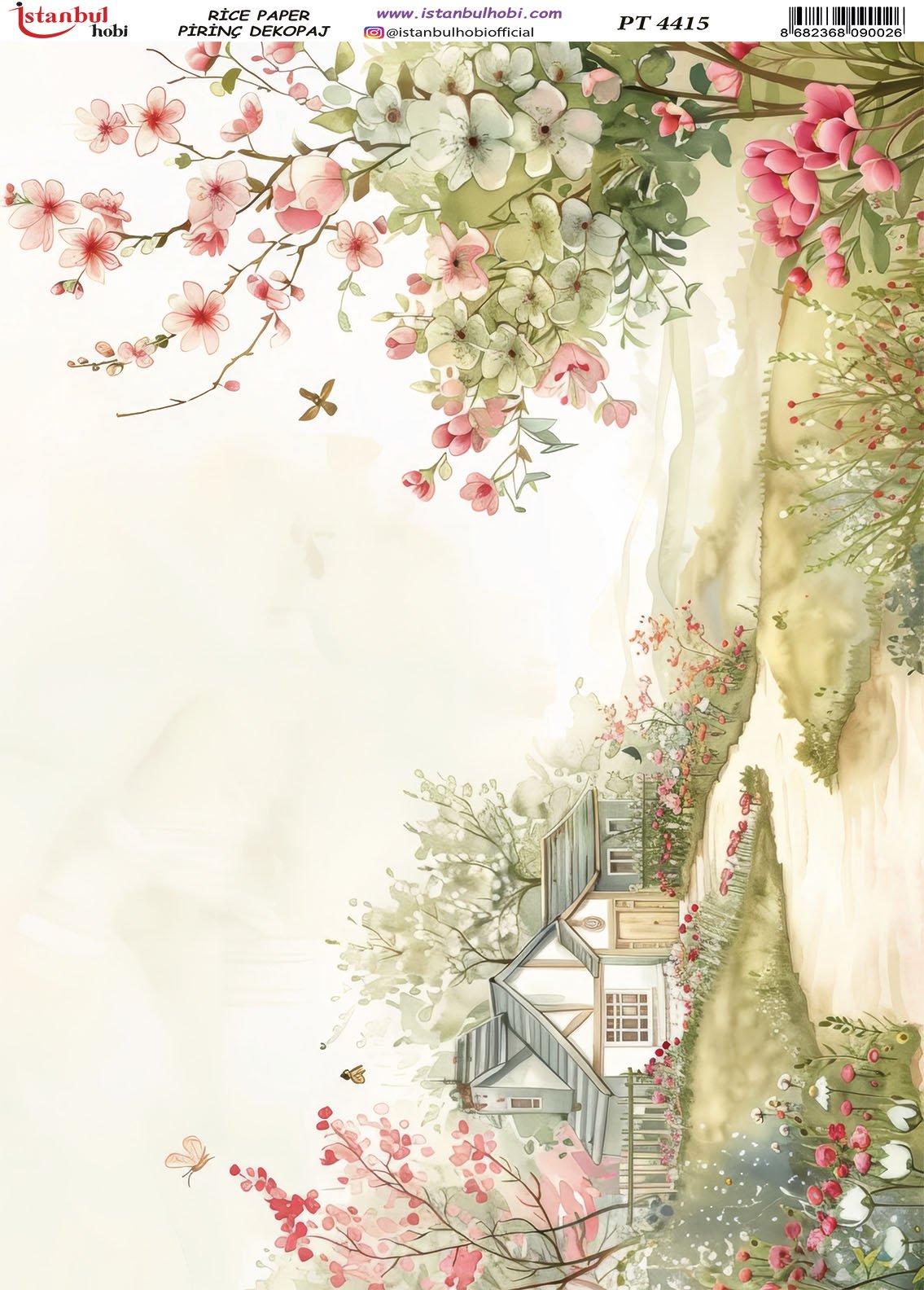 Pirinç Dekopaj Kağıdı 30x42cm PT-4415