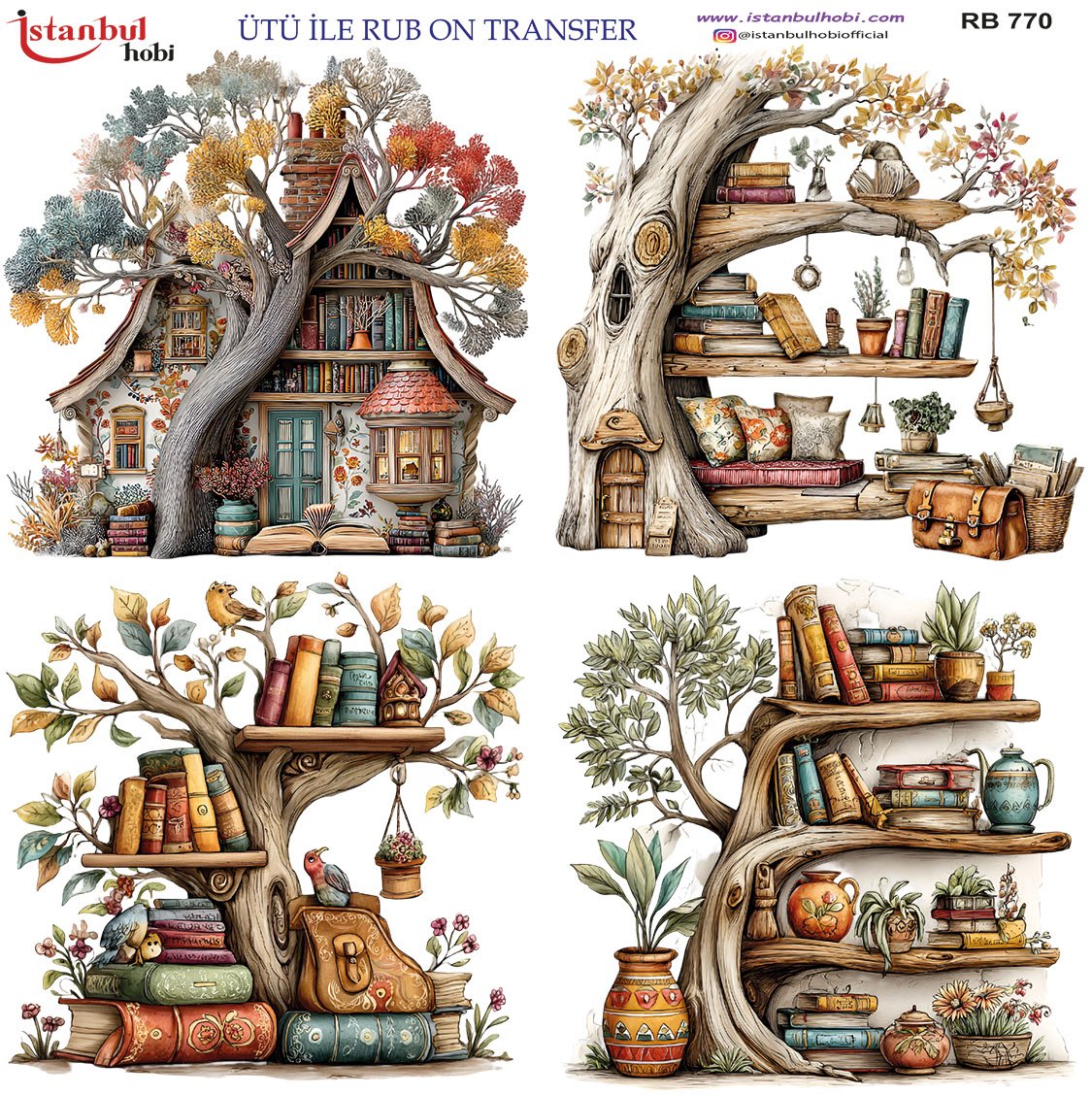 Ütü İle Rub On Transfer 30x30cm RB770