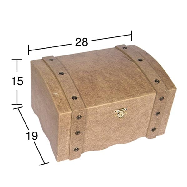 Ahşap Kabaralı Sandık SA410
