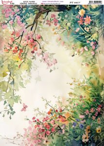 Pirinç Dekopaj Kağıdı 30x42cm PT-4417