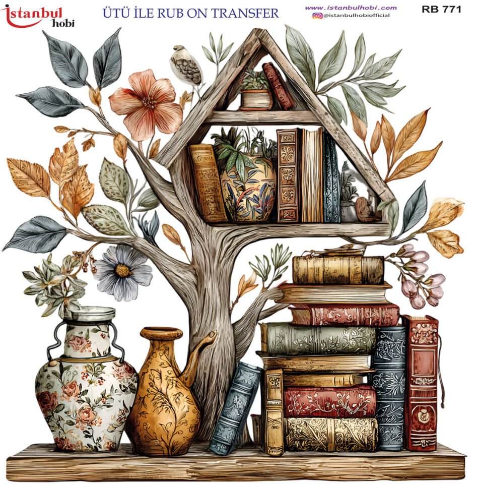 Ütü İle Rub On Transfer 30x30cm RB771