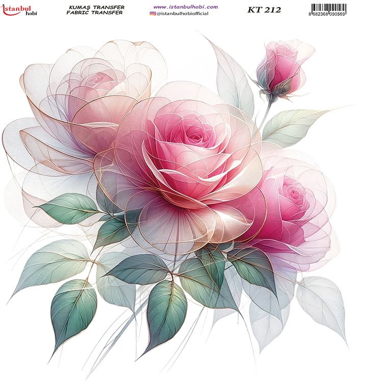Kumaş Transfer Kağıdı 20x20cm KT-212