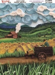 Pirinç Dekopaj Kağıdı 30x42cm PT-3568