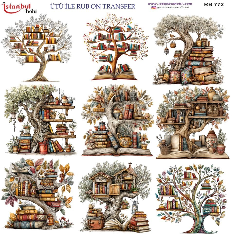 Ütü İle Rub On Transfer 30x30cm RB772