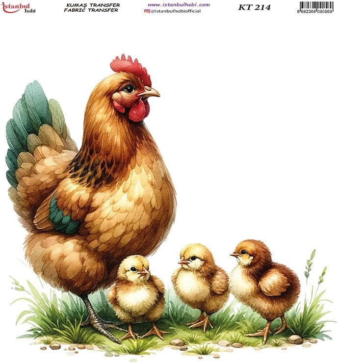 Kumaş Transfer Kağıdı 20x20cm KT-214
