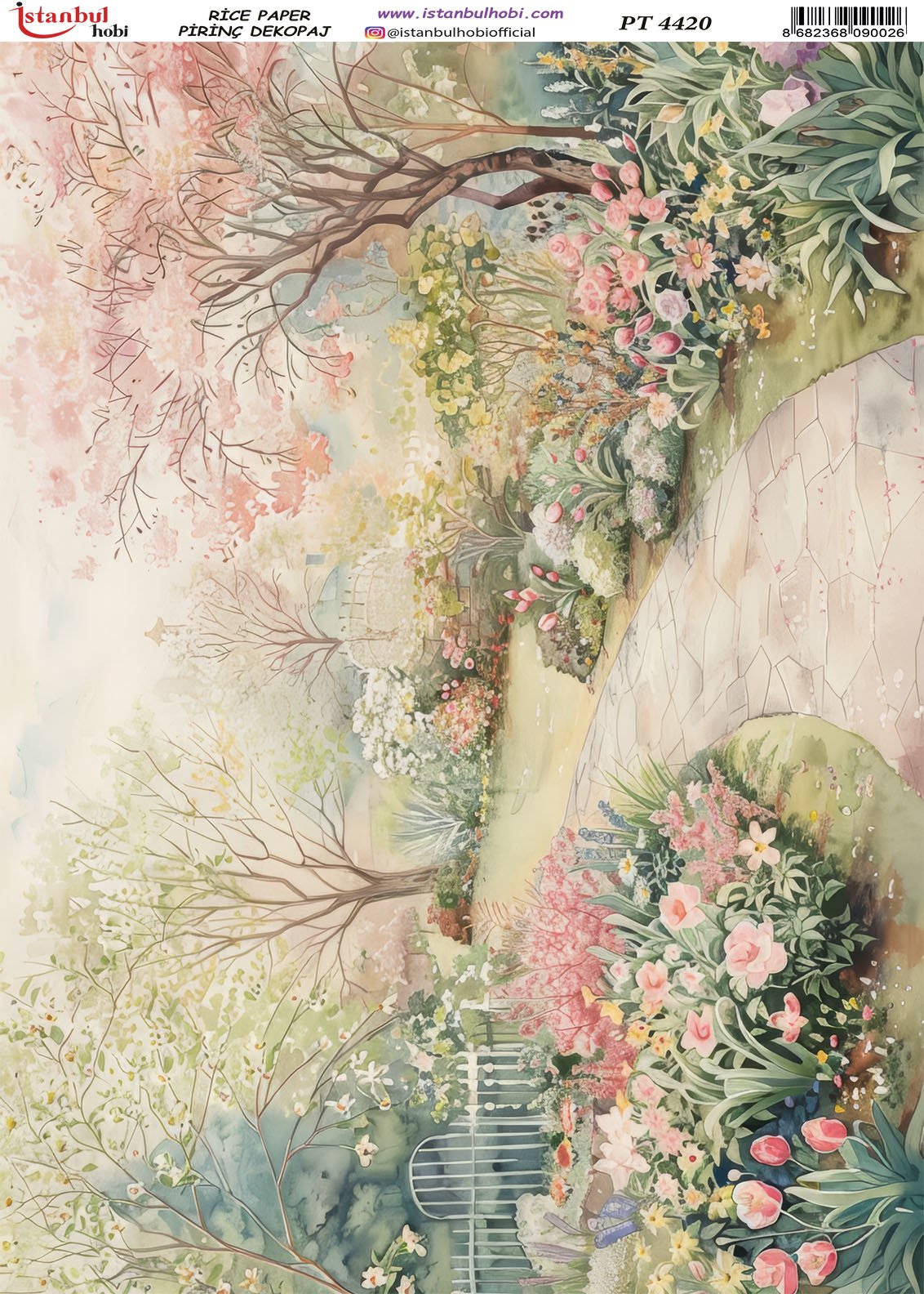 Pirinç Dekopaj Kağıdı 30x42cm PT-4420