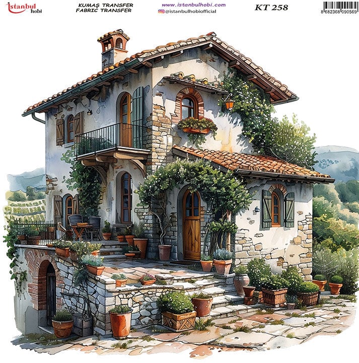Kumaş Transfer Kağıdı 20x20cm KT-258