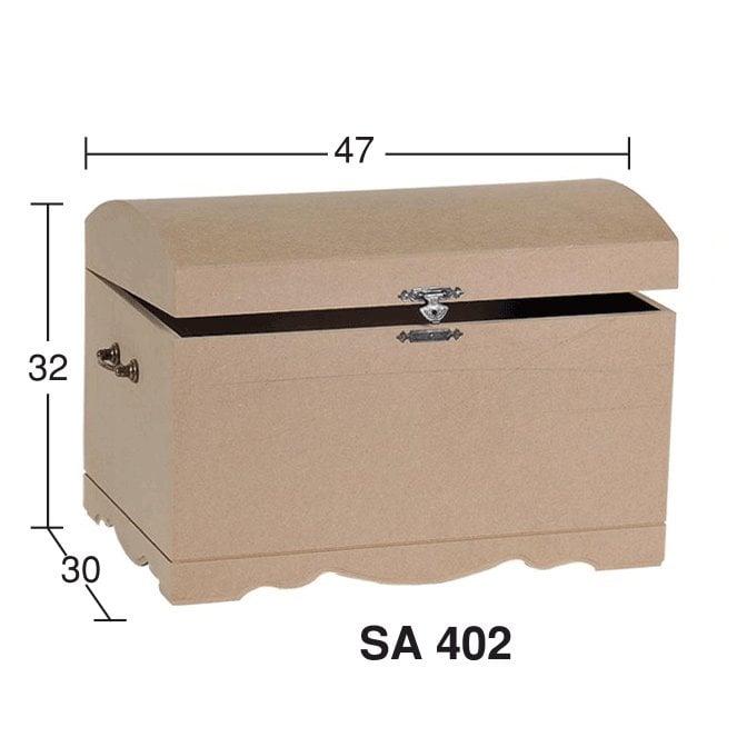Ahşap Küçük Bombe Sandık SA402
