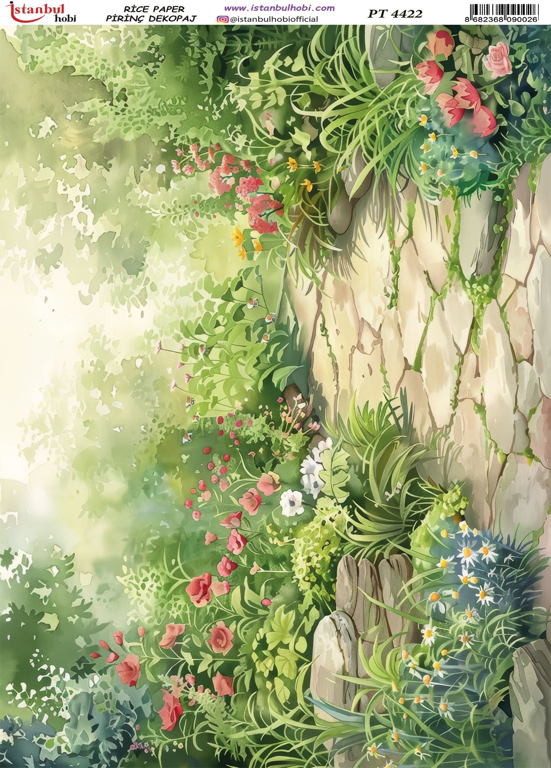 Pirinç Dekopaj Kağıdı 30x42cm PT-4422