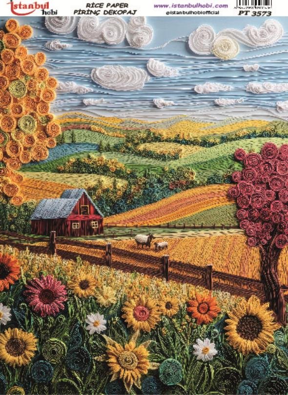 Pirinç Dekopaj Kağıdı 30x42cm PT-3573