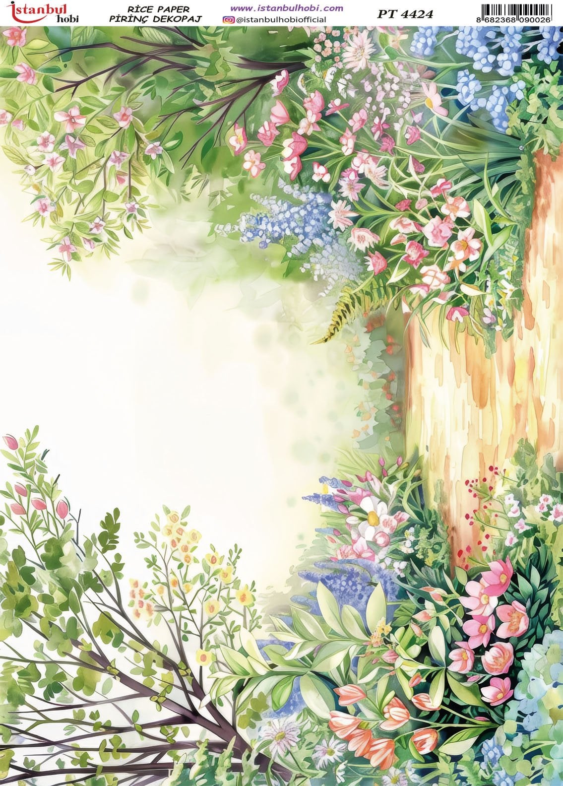 Pirinç Dekopaj Kağıdı 30x42cm PT-4424