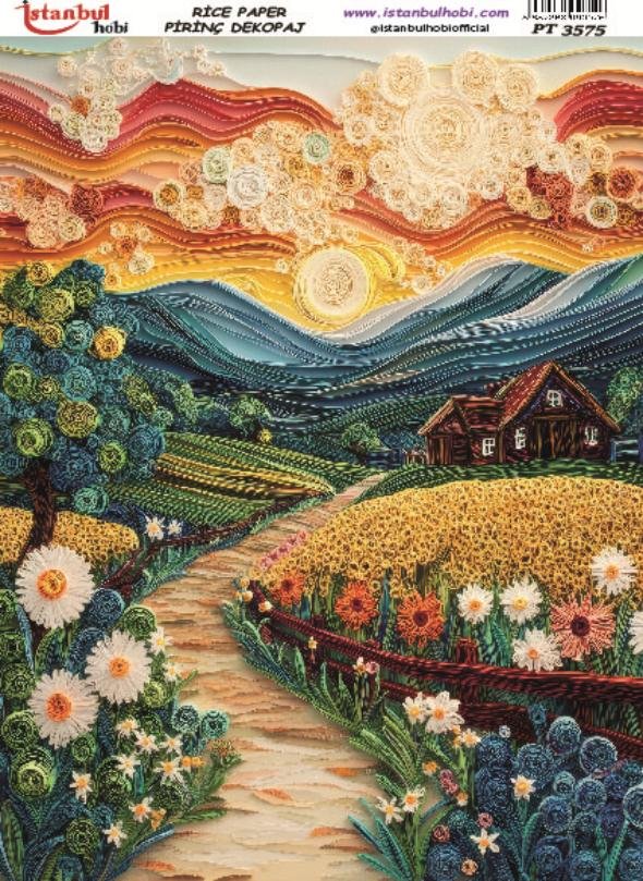 Pirinç Dekopaj Kağıdı 30x42cm PT-3575