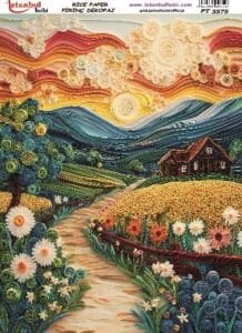 Pirinç Dekopaj Kağıdı 30x42cm PT-3575
