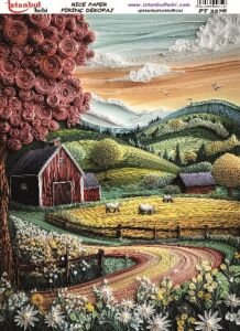 Pirinç Dekopaj Kağıdı 30x42cm PT-3576
