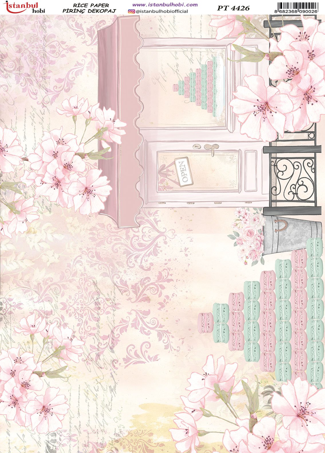 Pirinç Dekopaj Kağıdı 30x42cm PT-4426