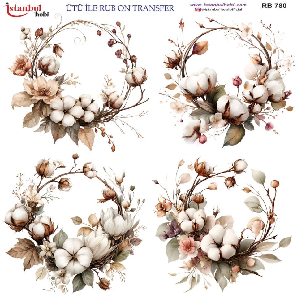 Ütü İle Rub On Transfer 30x30cm RB780