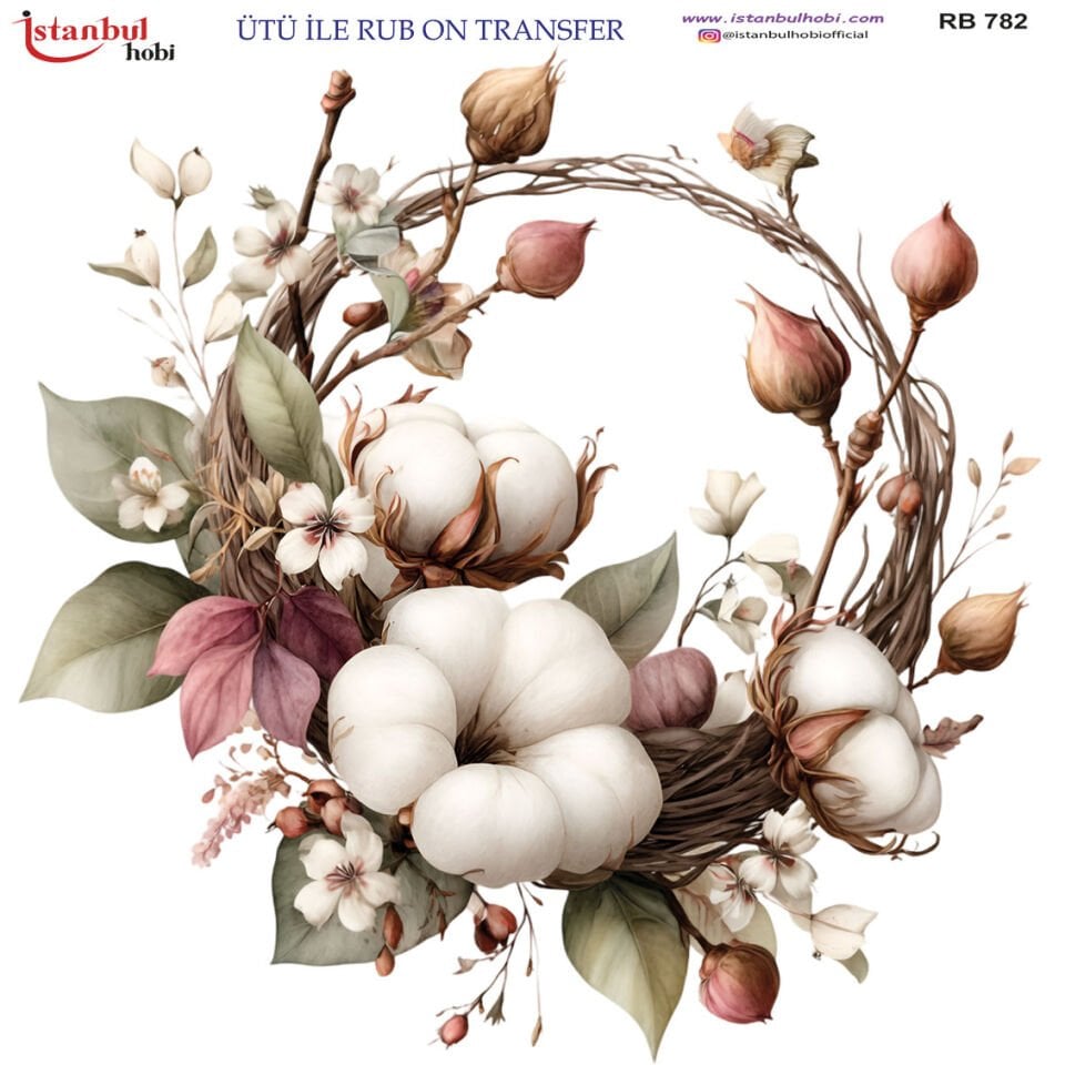 Ütü İle Rub On Transfer 30x30cm RB782