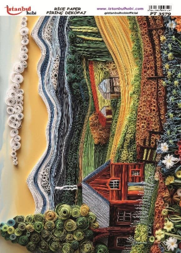 Pirinç Dekopaj Kağıdı 30x42cm PT-3579