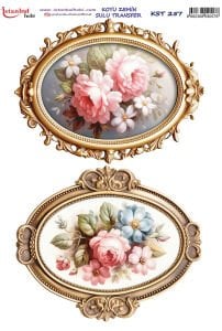 Koyu Zemin Sulu Transfer Kağıdı 25x35cm KST257