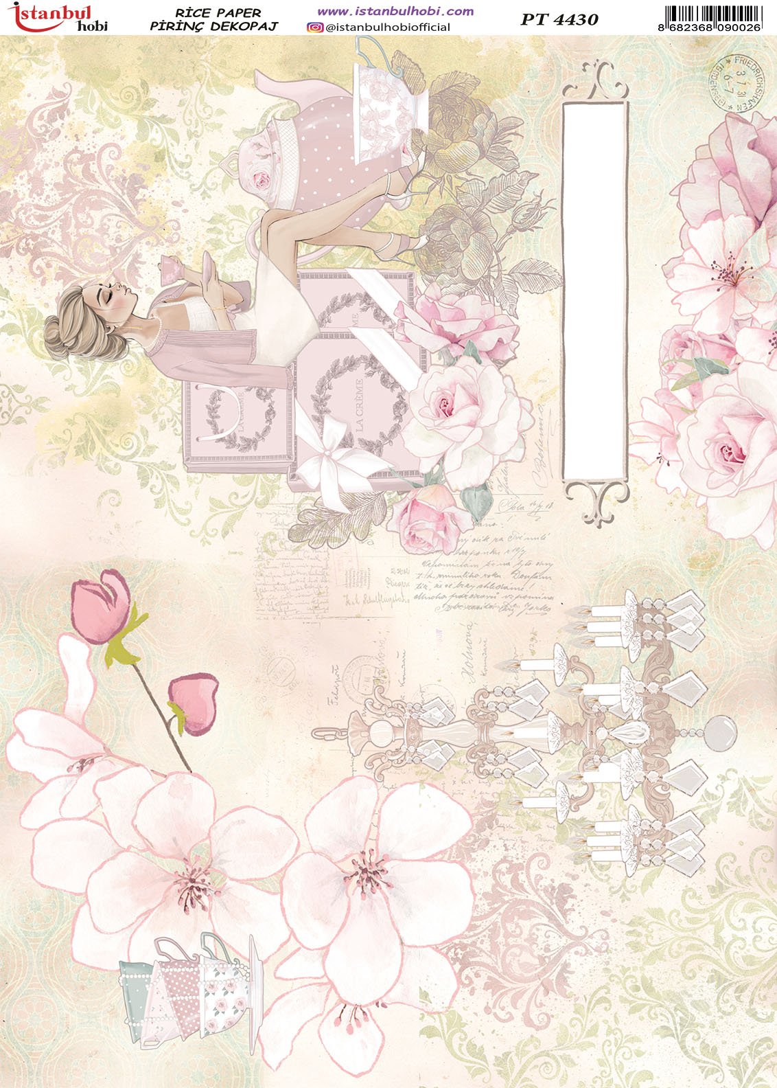 Pirinç Dekopaj Kağıdı 30x42cm PT-4430