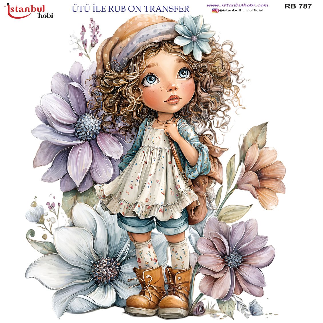 Ütü İle Rub On Transfer 30x30cm RB787