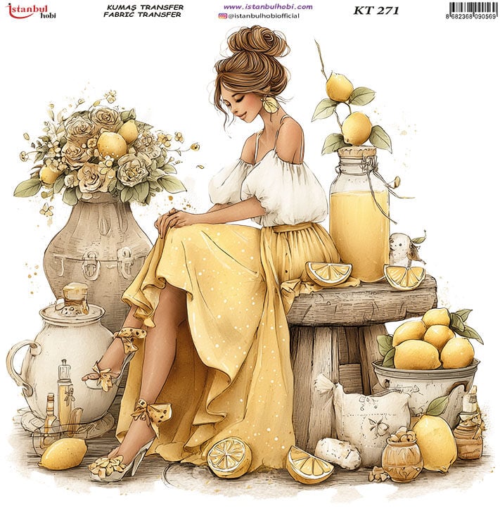 Kumaş Transfer Kağıdı 20x20cm KT-271