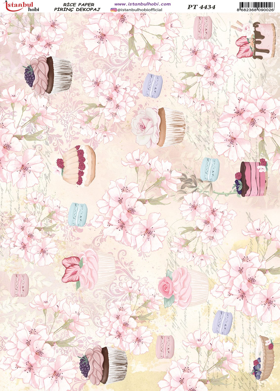 Pirinç Dekopaj Kağıdı 30x42cm PT-4434