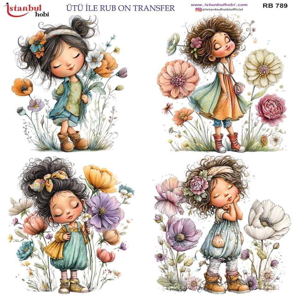Ütü İle Rub On Transfer 30x30cm RB789